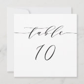 表ミニマル番カード披露宴O100 カード (裏面)