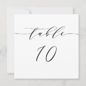 表ミニマル番カード披露宴O100 カード (正面)