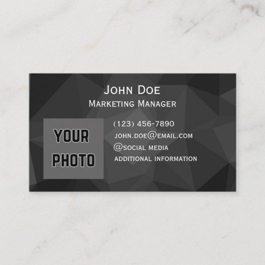 表モダンと裏の名刺 名刺 (正面)