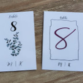 表モダン番カード | 結婚s テーブルナンバー