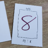 表モダン番カード | 結婚s テーブルナンバー