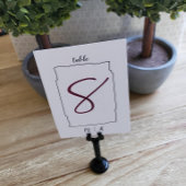 表モダン番カード | 結婚s テーブルナンバー