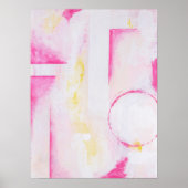 表モダン象幾何学絵を描抽象芸術 ポスター (正面)