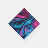 表モダン10色 – 青とピンク – スタンダードカクテルナプキン (角)