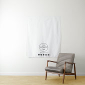 表ランナーバナービジネスロゴソーシャルメディア タペストリー (インサイチュ)