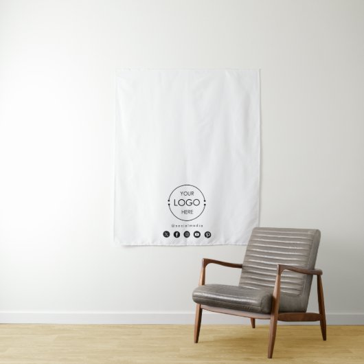 表ランナーバナービジネスロゴソーシャルメディア タペストリー