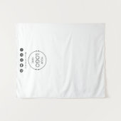 表ランナーバナービジネスロゴソーシャルメディア タペストリー (正面(横))