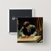 表具師1878年 缶バッジ (正面&裏面)