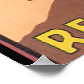 表向きベルジークのヴィンテージ旅行ポスター ポスター (角)