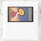 表向き – ベルジケ 長方形シール (バッグ)