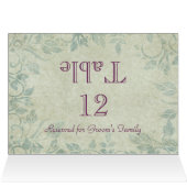 表座席名カード (内部横(上))