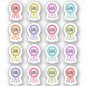 表彰リボン 目標達成 報酬 やることリスト  シール (正面)
