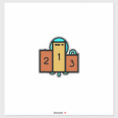 表彰台 シール (シート)