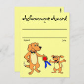 表彰賞 ポストカード (正面/裏面)