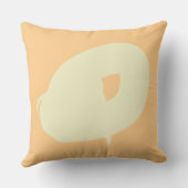 表情的デザイン可逆装飾用クッション クッション (裏面)