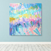 表情豊かなカラフル葉 キャンバスプリント (インサイチュ (ウッドフロア))