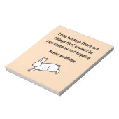 表情豊かなホップメモ帳 ノートパッド (回転)