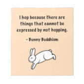 表情豊かなホップメモ帳 ノートパッド (正面)