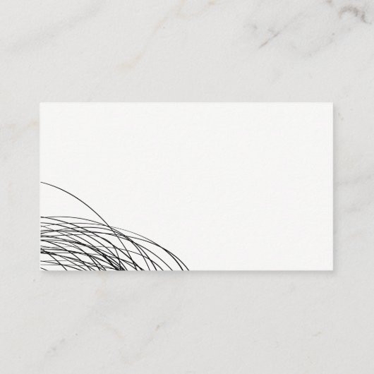 表情豊かなライン作業 名刺 (裏面)