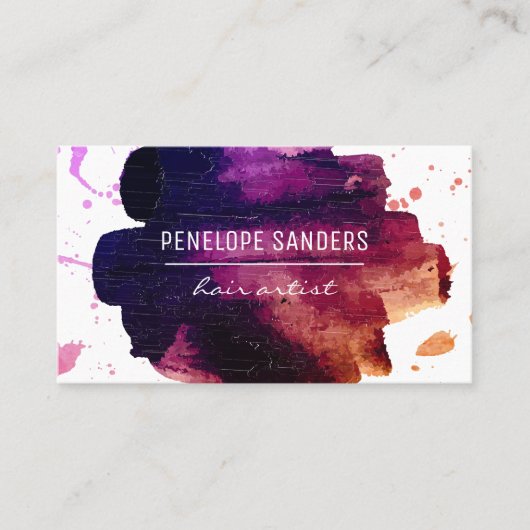 表情豊かな 名刺 (正面)