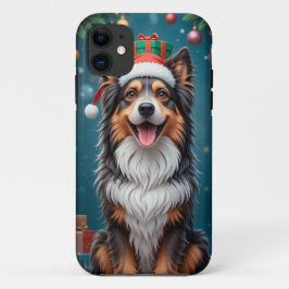 表情鮮やかのフレンドリー犬 iPhone 11 ケース