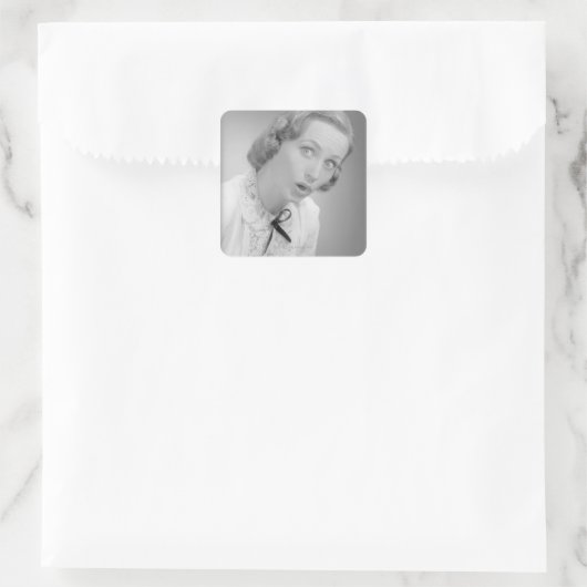 表情 スクエアシール (バッグ)