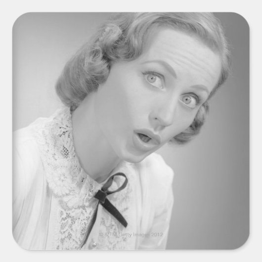 表情 スクエアシール (正面)