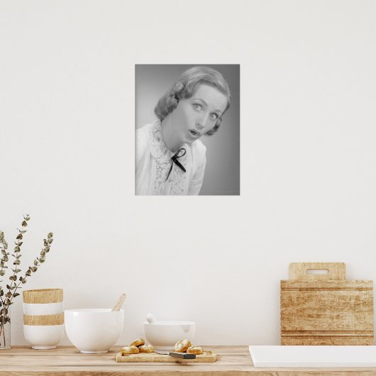 表情 ポスター (キッチン)