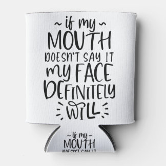 表情、沈黙、静かな 缶クーラー