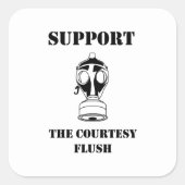 表敬訪問を支持する スクエアシール (正面)