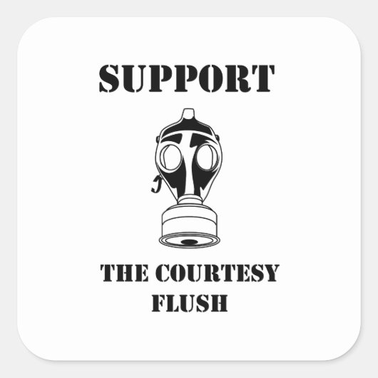 表敬訪問を支持する スクエアシール (正面)