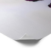 表梅紫バラ結婚座席表18 ポスター (角)