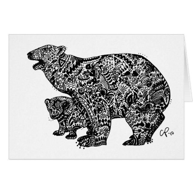 表現される白くま (正面横)