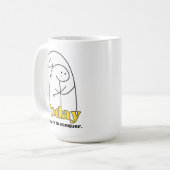 表現のマグ – 今日は征服する コーヒーマグカップ (正面左)
