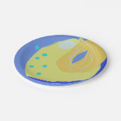 表現の円形状紙プレート ペーパープレート (アングル)