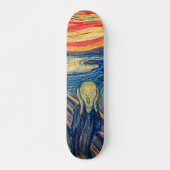 表現の叫び声に乗る – Edvard Munch スケートボード (正面)
