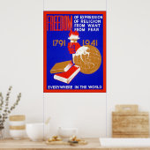 表現の自由~ヴィンテージポスター ポスター (キッチン)