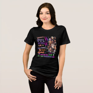 表現の自由Tシャツ/選択/人権 トライブレンドＴシャツ