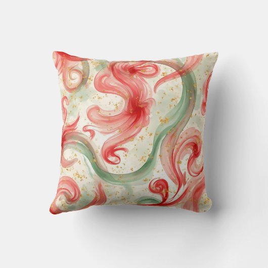 表現の鮮やか渦 クッション (裏面)