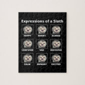 表現は遅く怠惰な怠惰な怠け者の気分 ジグソーパズル (縦)