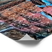 表現エンボスのペースト絵を描的な油とレリーフ、 浮き彫り。 ポスター (角)