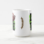 表現サッカーに対する愛 コーヒーマグカップ (中央)