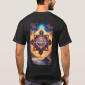 表現スタイル衣服ユニークTシャツ Tシャツ (裏面)