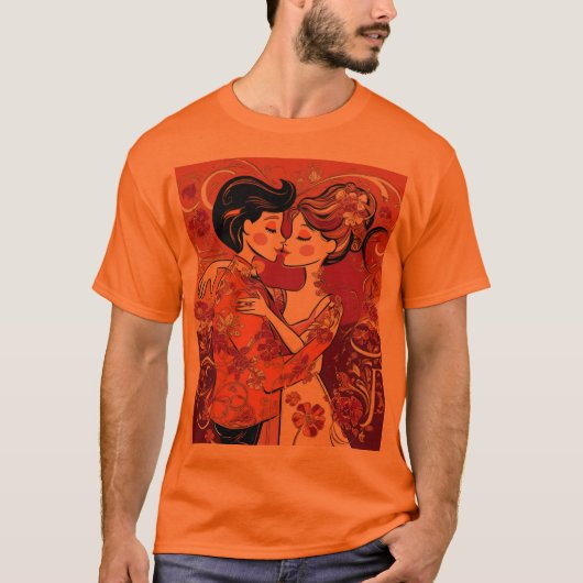 表現デザインユニークTシャツが好き» Tシャツ (正面)