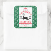 表現デリパーソナライズされたー スクエアシール (バッグ)