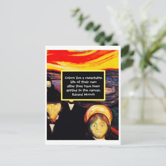 表現主絵画義芸術引用文   ポストカード (スタンド正面)