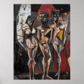 表現主義ザ・スリーグレイスはっきりした- コンテンポラリー ポスター (正面)