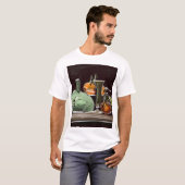 表現主義フルーツワイングリーン花瓶 Tシャツ (正面フル)