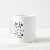 表現力のあるマグカップ コーヒーマグカップ (正面左)