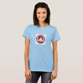 表現力豊かな女性 Tシャツ (正面フル)